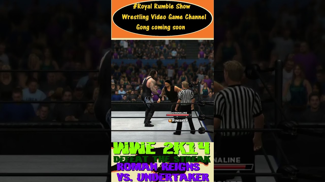 Roman Reigns vs. The Undertaker (2) WWE 2K14 - Defeat the Streak #royalrumbleshow