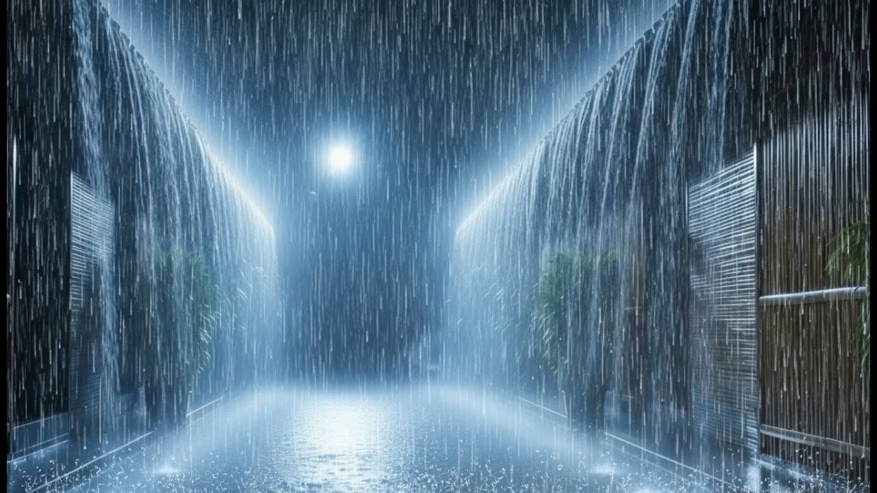 🔴 Heavy Rain and Thunder Sounds for Sleeping - Black Screen | Perfect Thunderstorm for Rest, Sleep