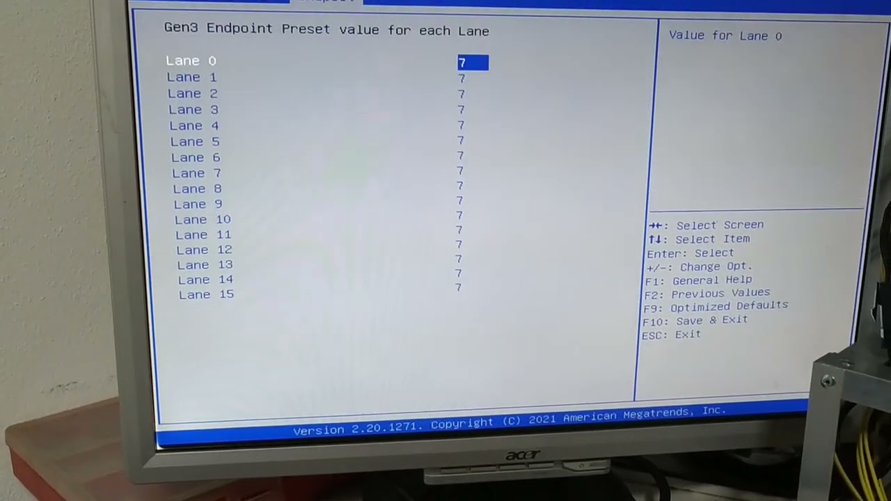 BIOS Motherboard btc 250 c