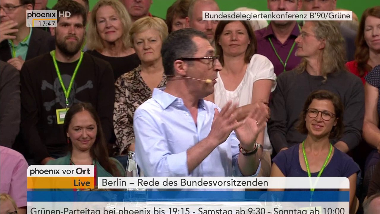 Bundesparteitag B'90/Grüne: Rede von Cem Özdemir vom 16.06.2017