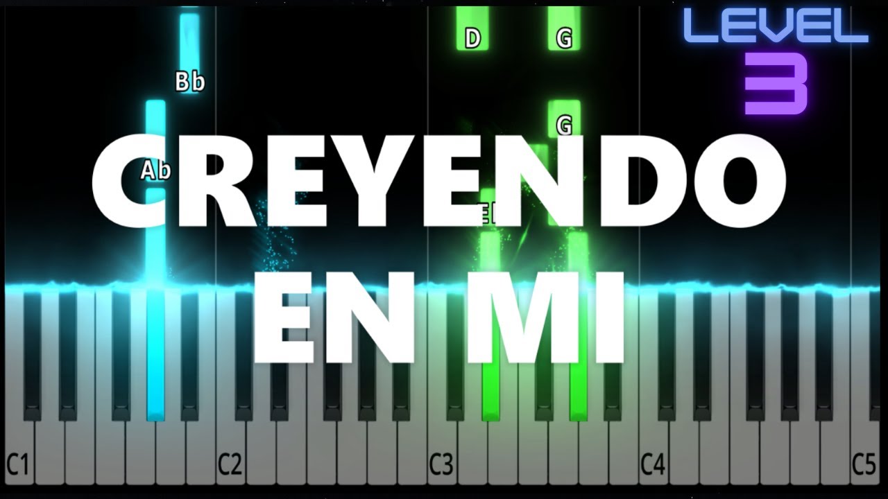 Creyendo En Mi - Soy Luna - INTERMEDIATE Piano Tutorial
