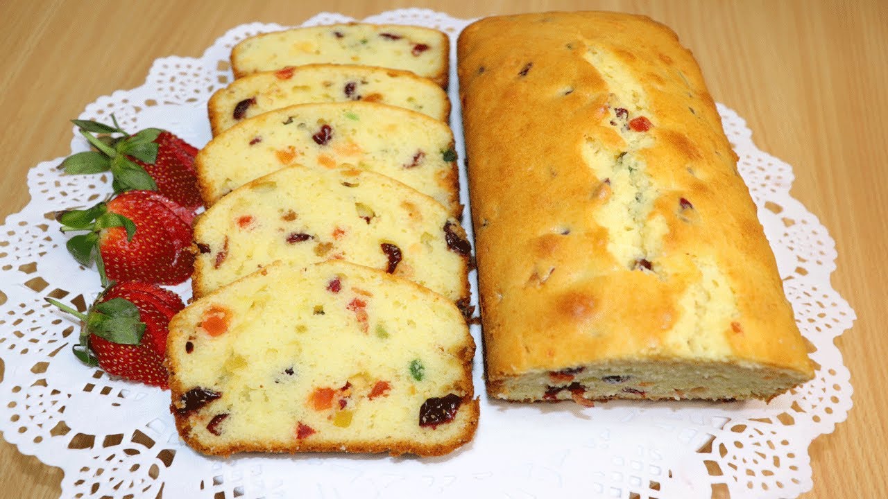 انجلش كيك ( باوند كيك الفواكهه المجففه) بالطريقة الاصليه👌 ENGLISH  CAKE  Recipe