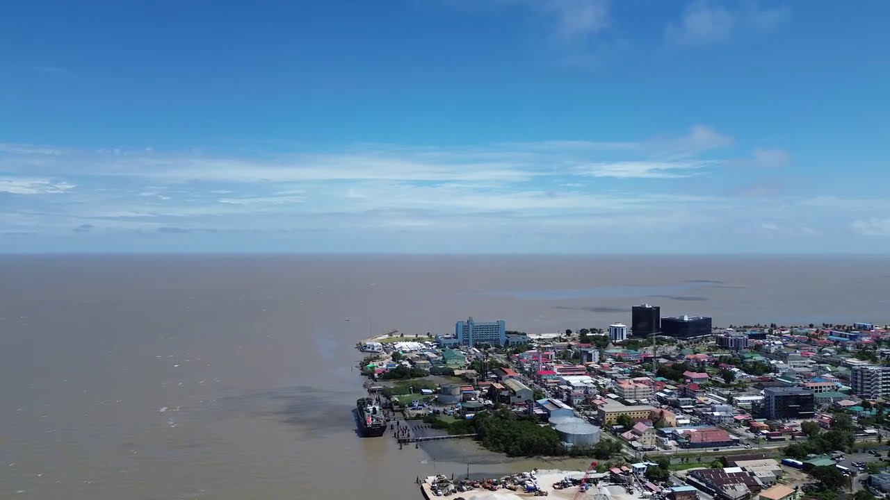 Beautiful Georgetown Guyana, Amazing Sunny Day