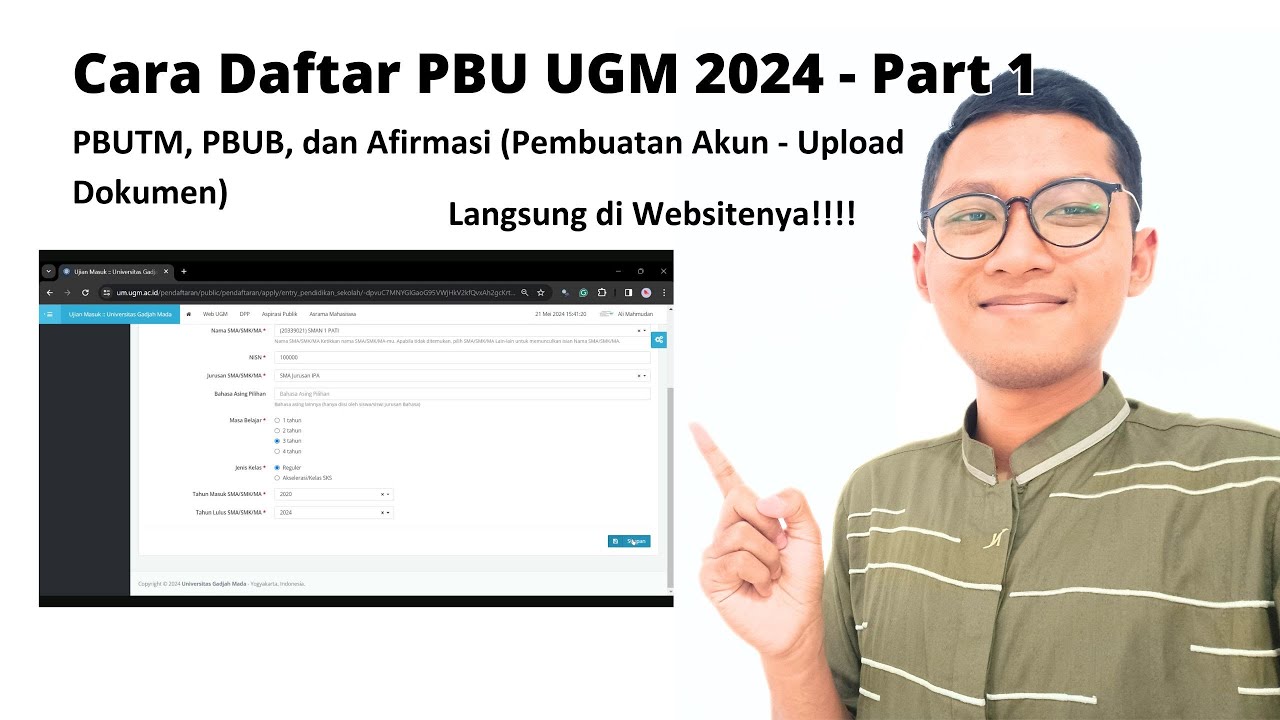 How to Register for UGM PBU (PBUTM, PBUB, PBU Affirmation) 2024 | Part 1