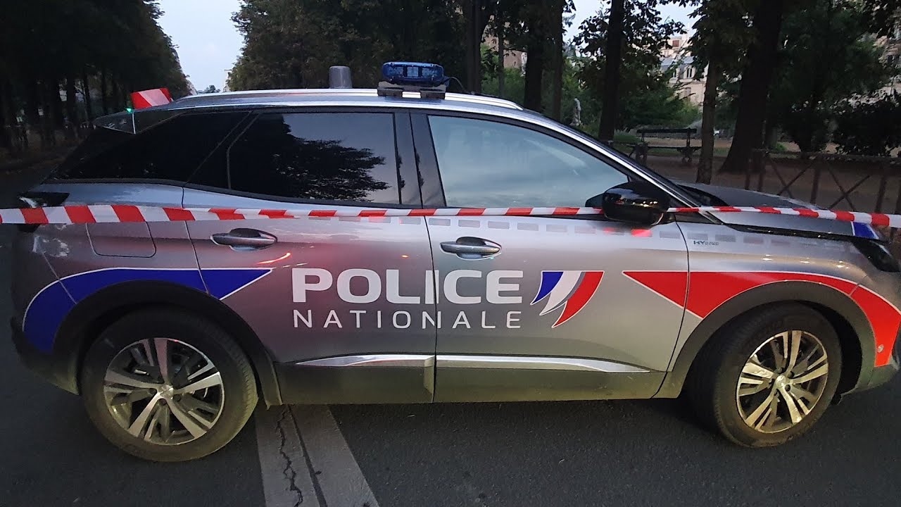 Peugeot 3008 contre 5008 de la police en urgence Police Cars responding in Paris ( Peugeot ) 4K