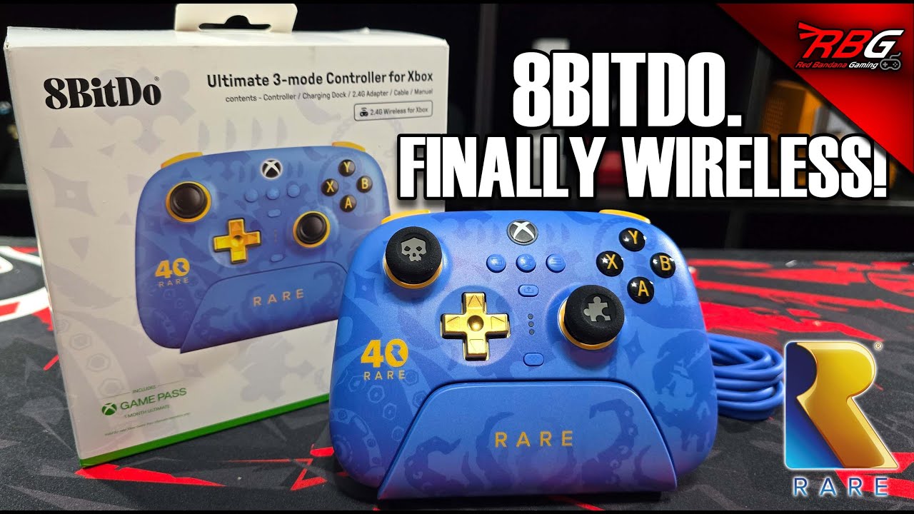 8BitDo’s First Wireless Xbox Controller! | Rare 40th Edition Unboxed | 8BitDo Ultimate 3-Mode