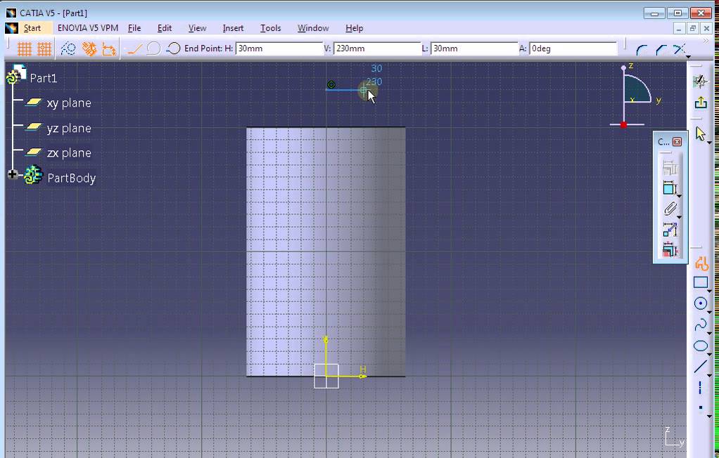 CATIA V5- BEGINNERS | PART DESIGN | GROOVE