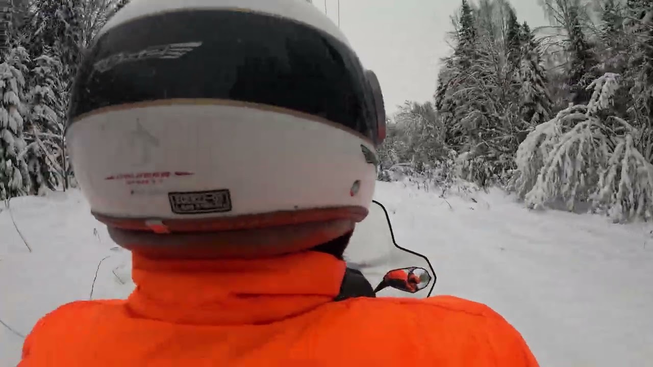 Lite Live Video покатушки на снегоходе Stels Viking