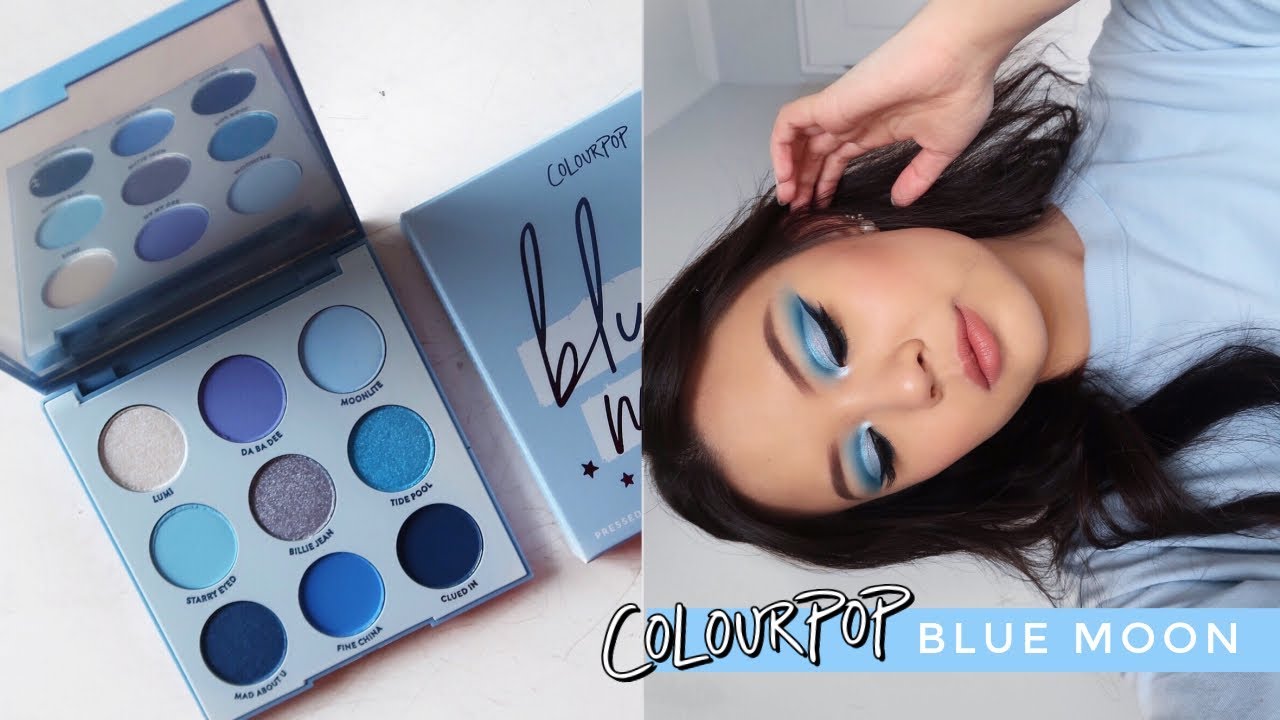 ПАЛИТРА COLOURPOP BLUE MOON ⋆ 3 образа, обзор + сравнения!