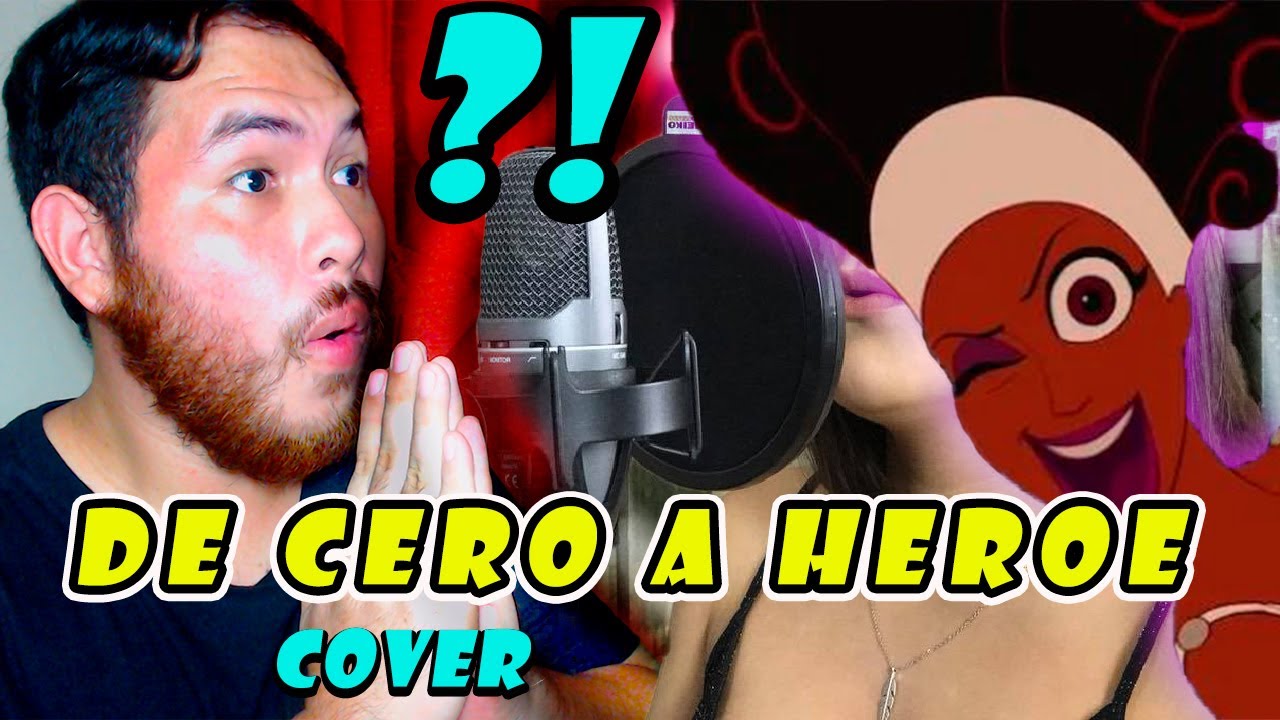 Reacción a Hércules💪🏻⚡ DE CERO A HEROE💯 🏛doblaje Latino COVER | ingles vs latino | zero to hero💥⚡