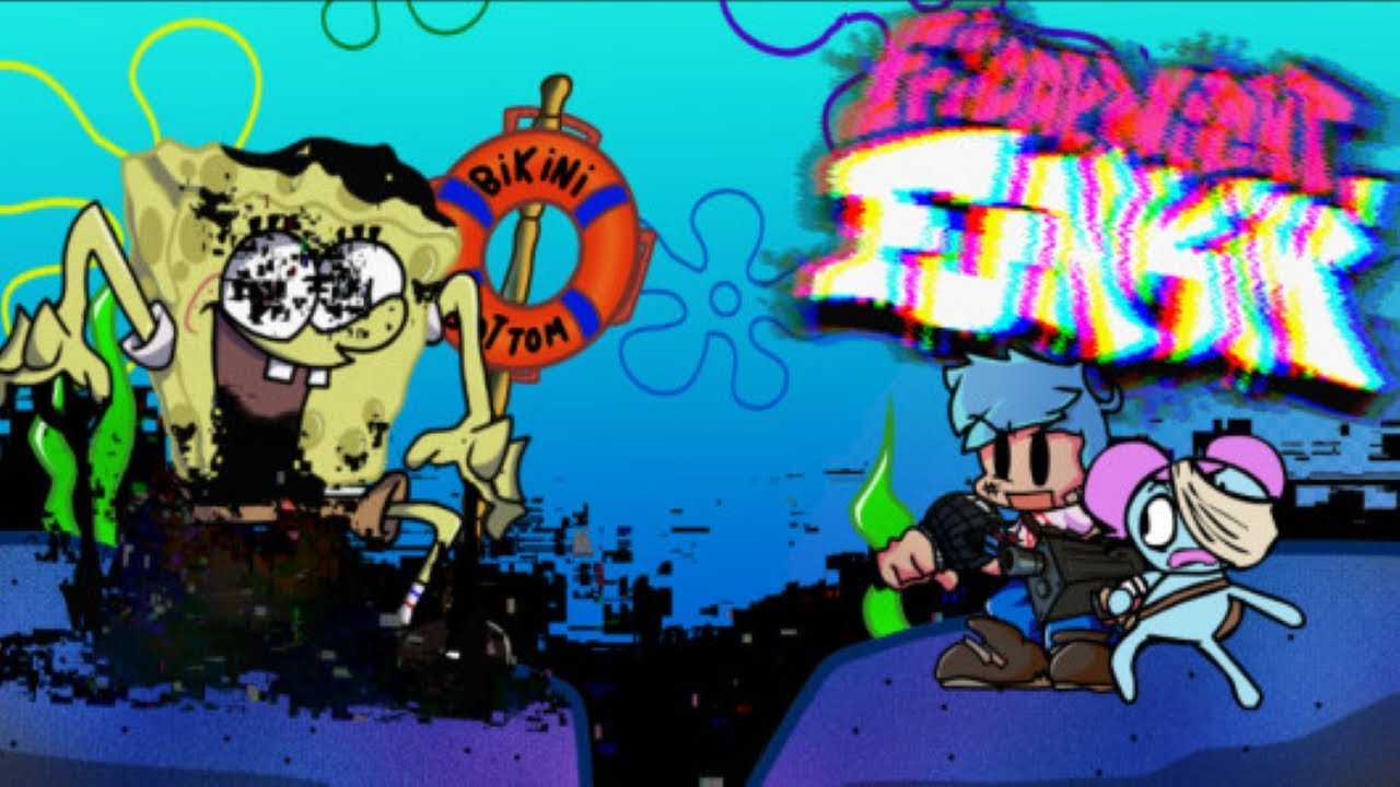 Friday Night Funkin' - V.S. Corrupted Spongbob - Pibby x FNF [Ready Or Not] FNF MODS [HARD]