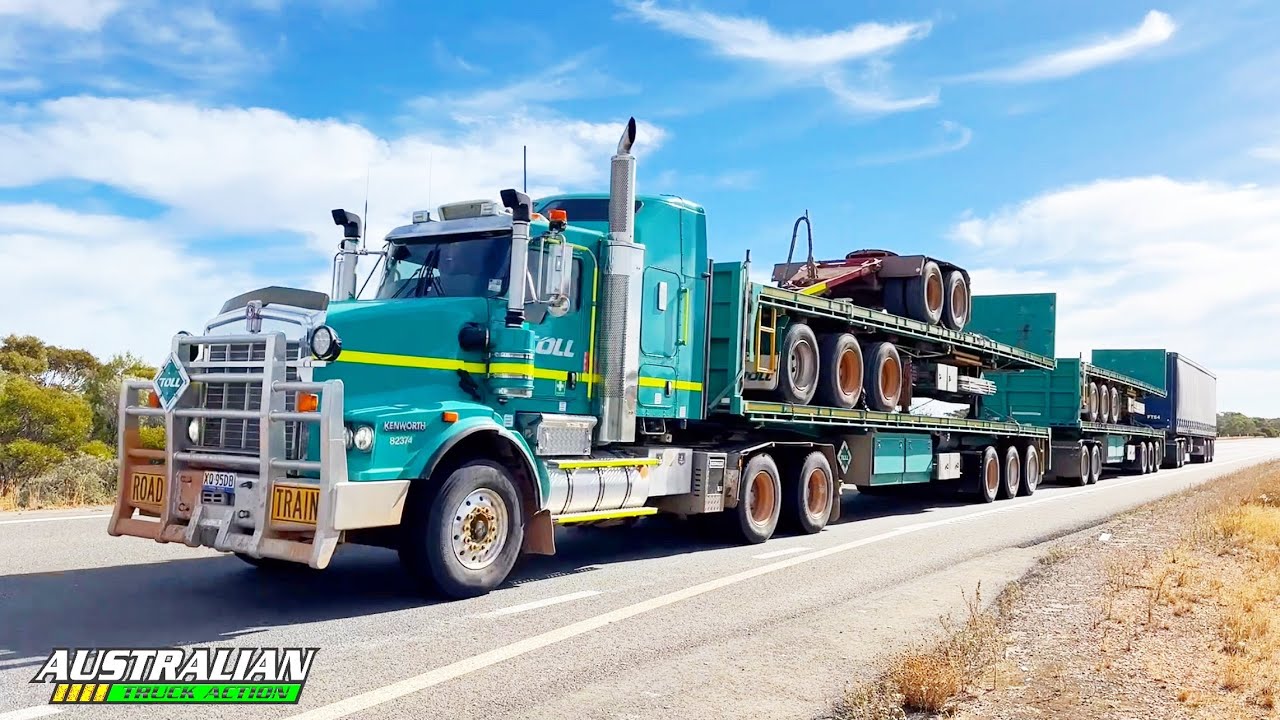 Australian Kenworth Road Train Compilation #6