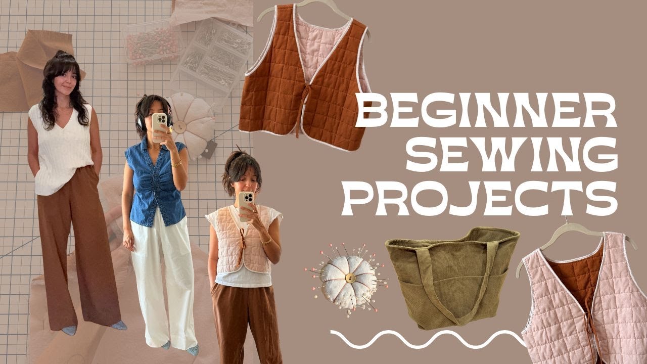 Lane Pants, Ruby Vest & Josephine Tote Bag | Sew Along