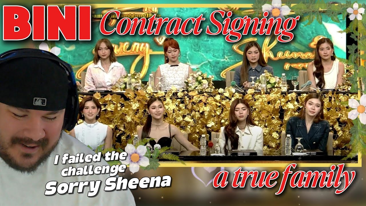 BINI Kapamilya Hanggang Dulo Contract Signing | Feb 4, 2025 Reaction #BINI #binireaction