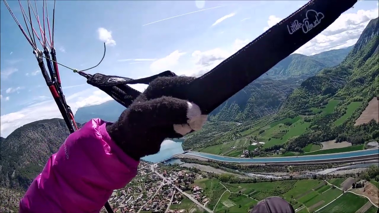 Parapente Vol au Mont Colombis en Little Cloud GT Théus Provence