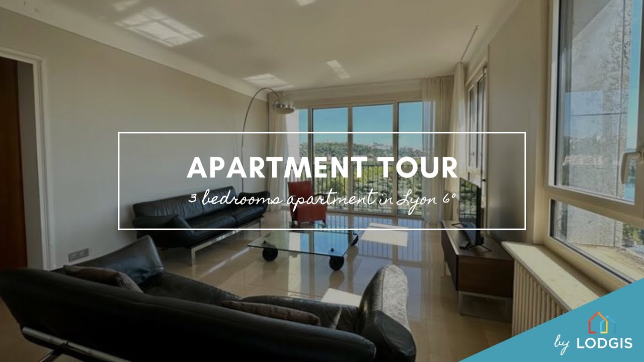 ✅ Location meublée à Lyon 6° (Foch)✨ 3 pièces (113.3m²) en vidéo 🔎 Réf. 4L623688