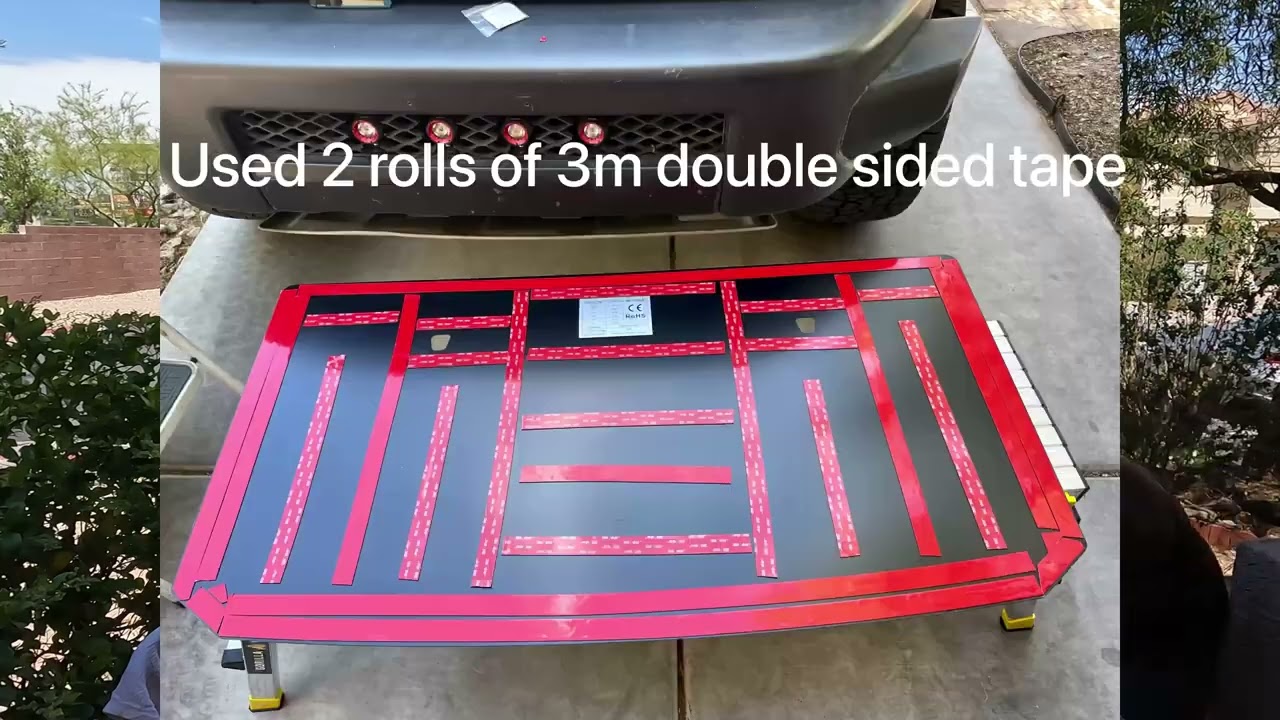 Lensun Solar Panel install on FJ Cruiser