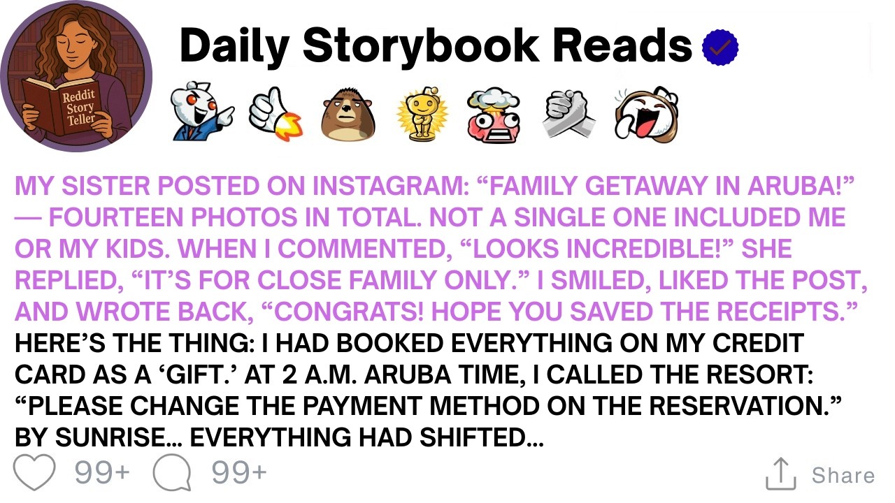 [ Full Story ]My Sister Posted On Instagram: “Family Getaway In Aruba!” — With 14 Photos. N...