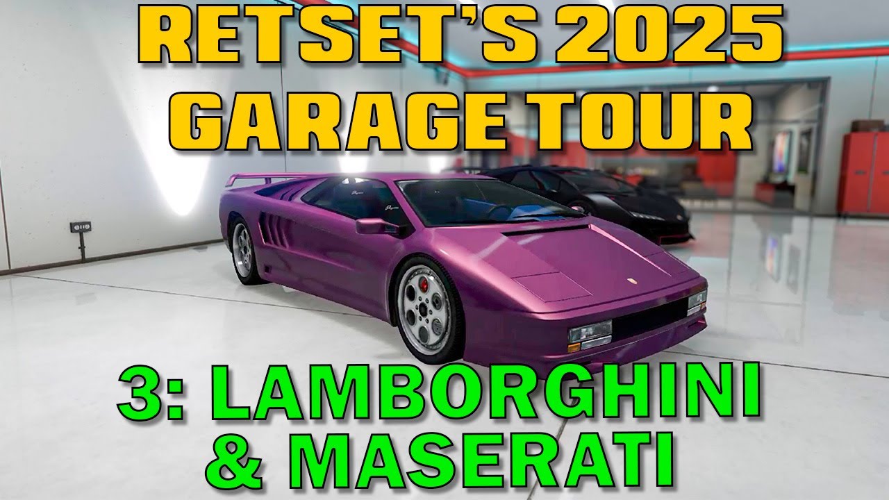 Retset's 2025 Garage Tour Ep.3 - Lamborghini & Maserati (Pegassi & Lampadati In GTA Online)
