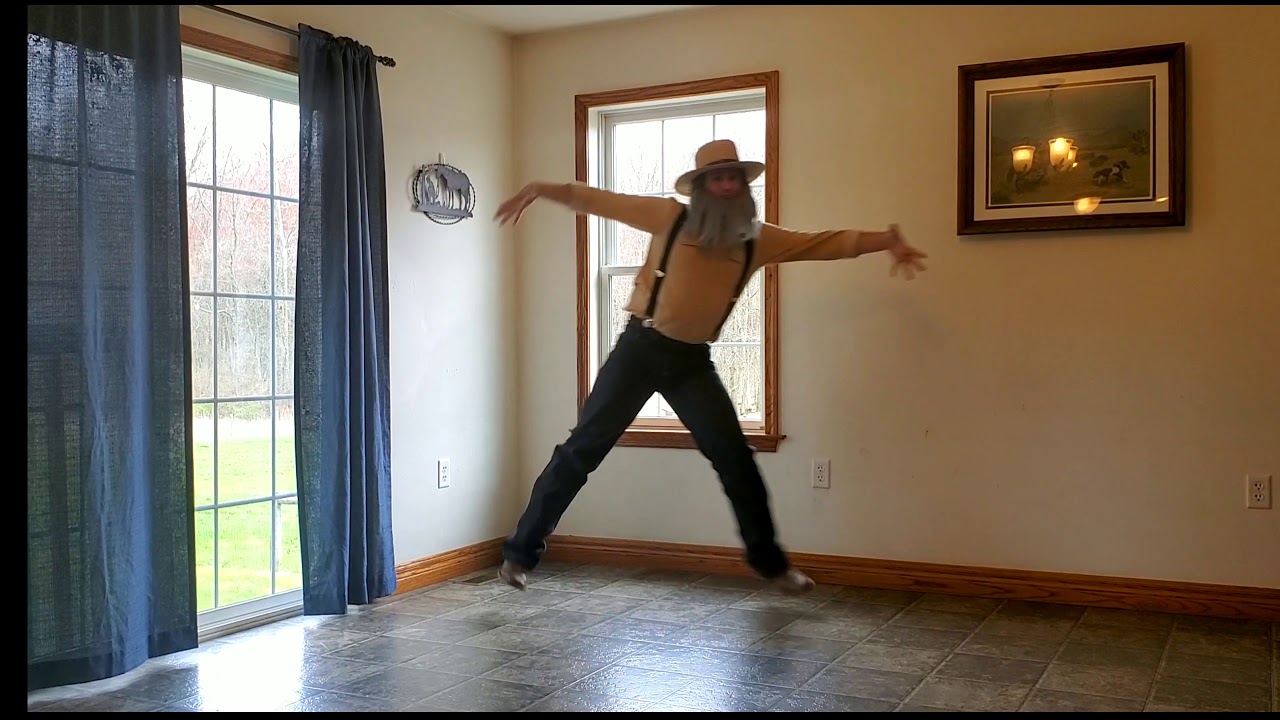 That crazy Amish man is out here dancing again!