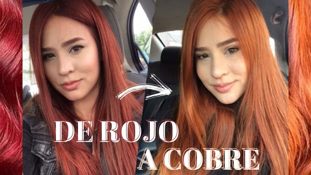 De ROJO a COBRE (SIN DECOLORAR) | Pelirrojo Cobrizo.