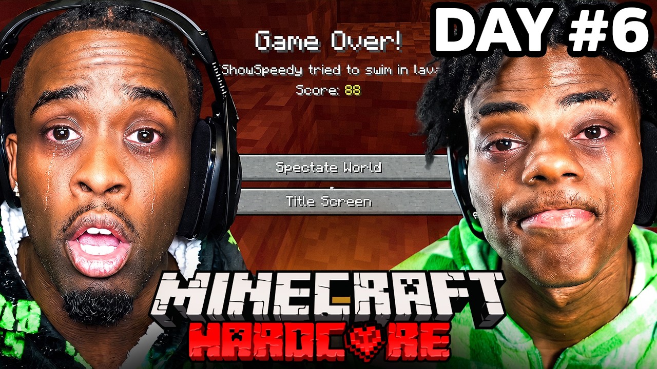 MINECRAFT HARDCORE ALL BOSSES DAY 6🍄🔨🧟&zwj;♂️ft. KaiCenat