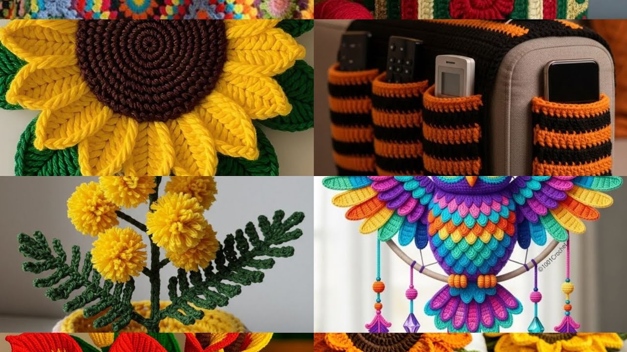 Beautiful and Elegant Crochet Home Decor ideas/ handmade items/ Diy crafts trending 