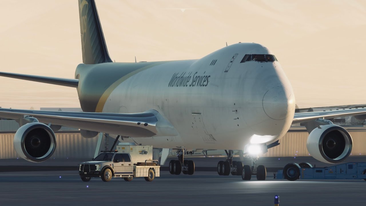 UPS 747-8 - Full Flight - PANC TO KSDF
