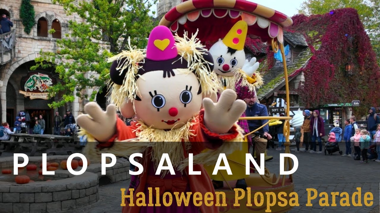 Halloween Plopsa Parade (Studio 100 Festival On Wheels) @ Plopsaland De Panne Belgium 2024