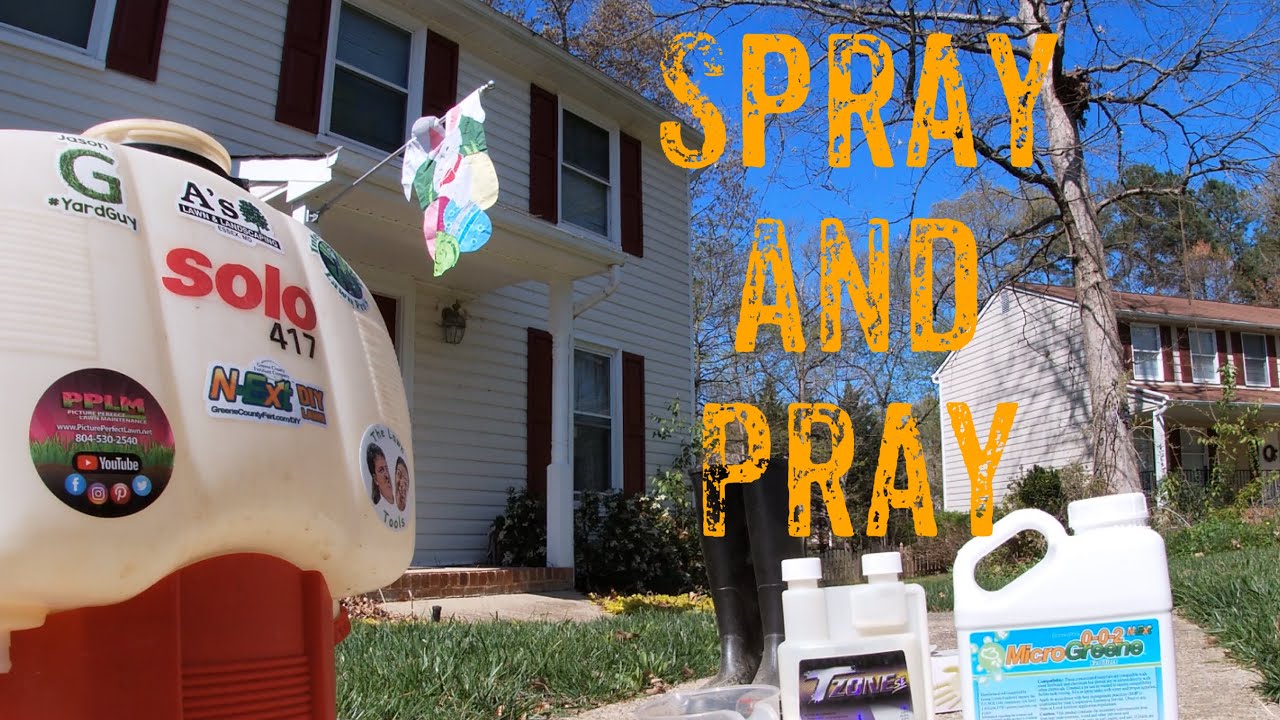 Liquid Lawn Applications// SPRAY AND PRAY // Project Lawn 2020