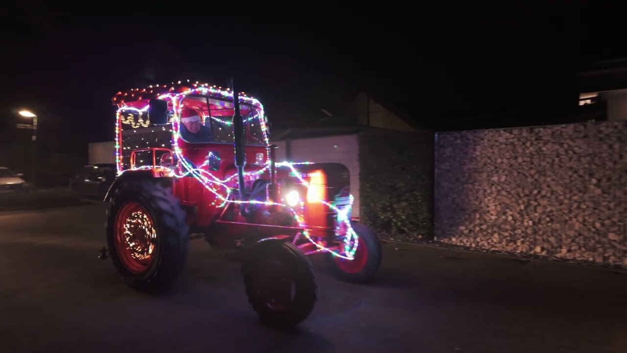 Lichterfahrt Ramsdorf 2025 | De Doskerkerls lassen es funkeln! 🚜✨