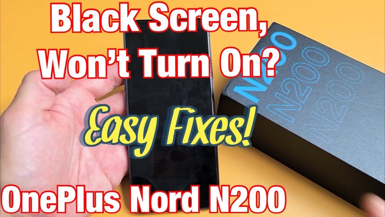OnePlus Nord N200: чёрный экран, дисплей не включается? ИСПРАВЛЕНО!