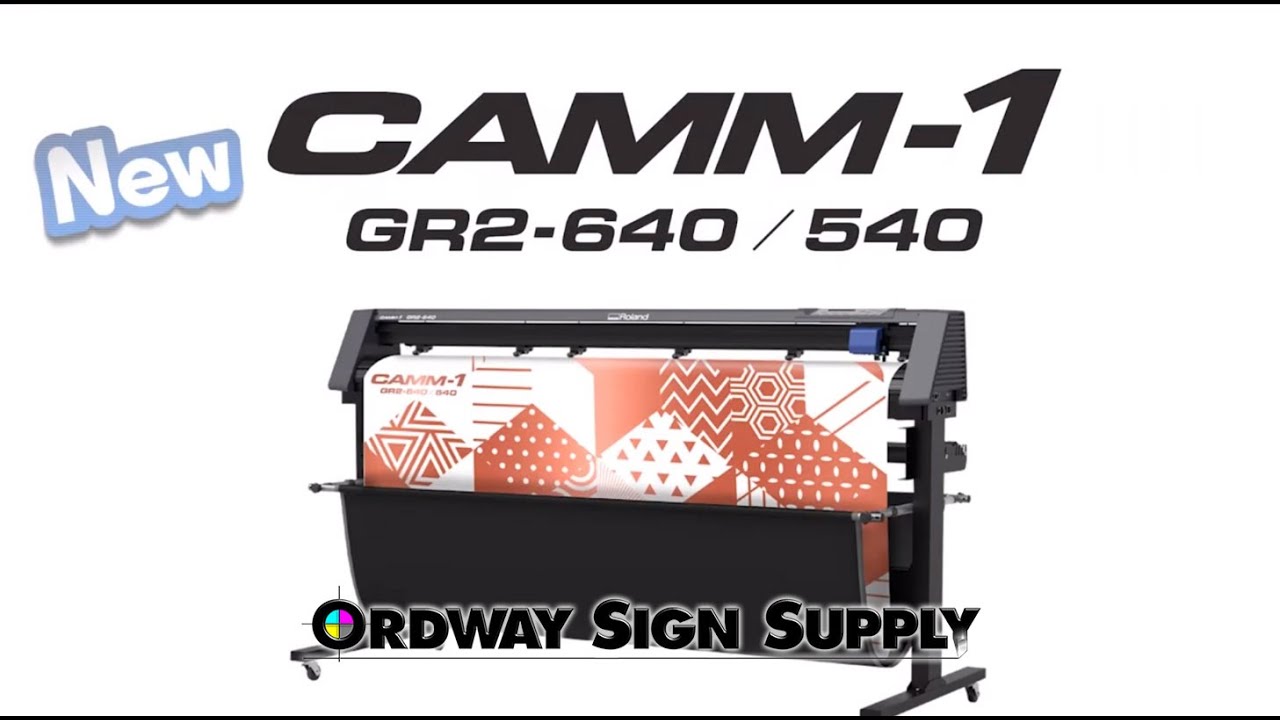 See the new Roland GR2 Series Vinyl Cutter at Ordway Sign Supply