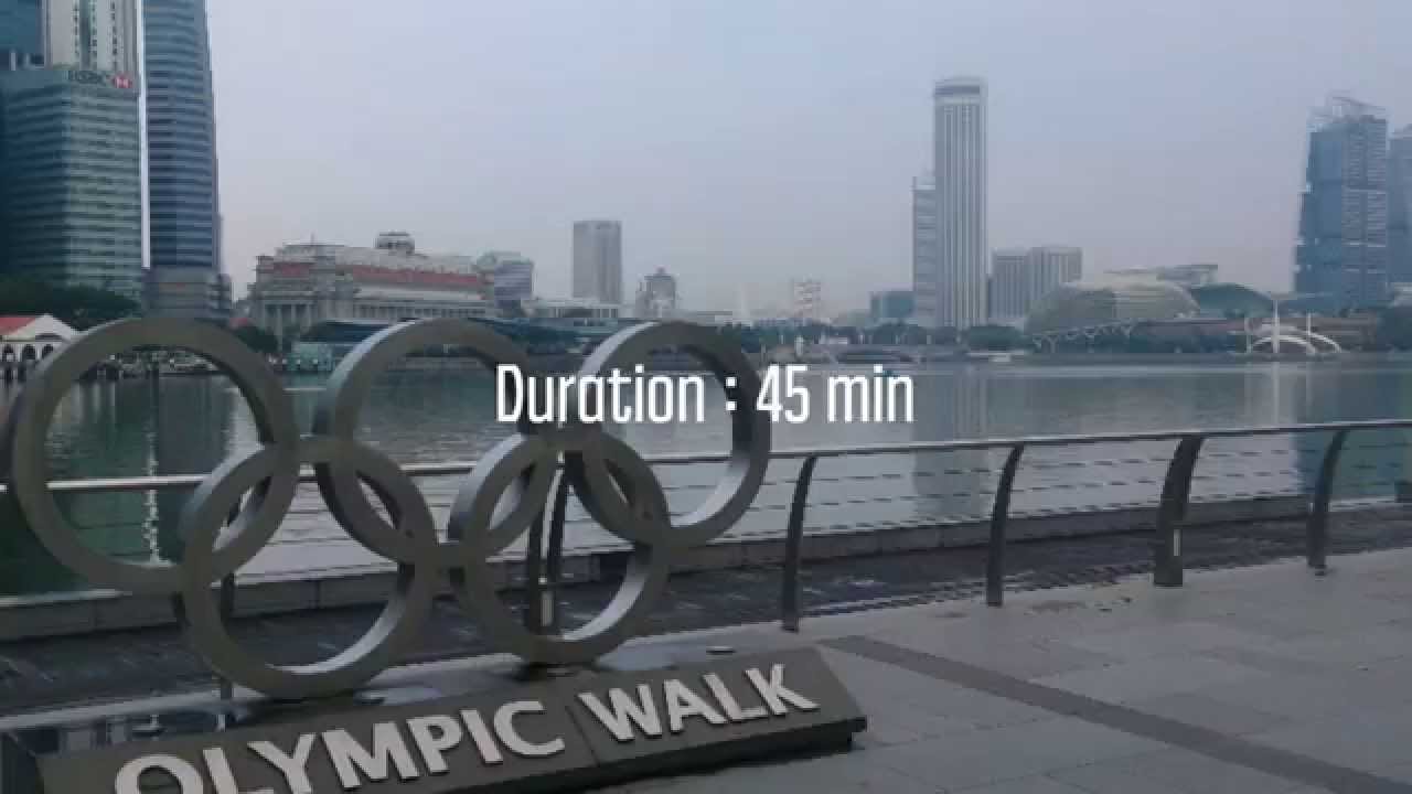 20151007 Running in Marina Bay, Singapore