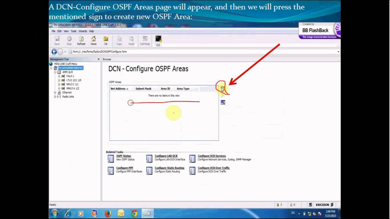 Ericsson TN Down Management   Ericsson TN MW Link