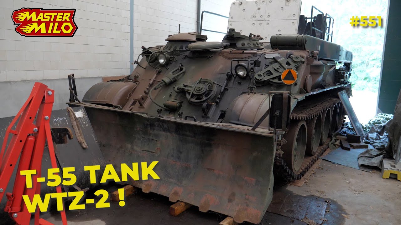 T-55 WZT-2 Tank Bekijken! Samen met Sharon! 
