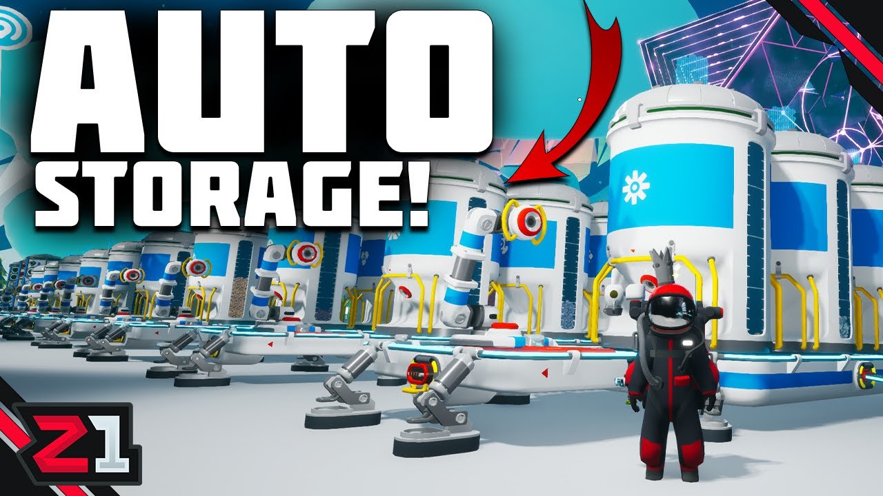 Auto Storage And Sorting System AND Automatic Train Resource Gathering! Astroneer