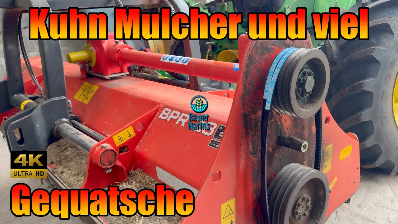 Reimenwechsel beim Kuhn Mulcher BPR 28 und brauche eure Hilfe wegen alter Werkstatt