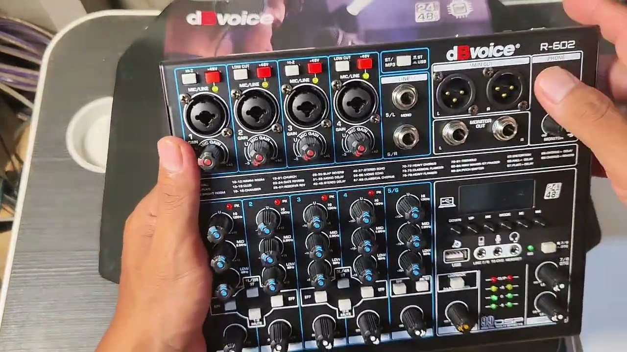 Mixer dbvoice R602 bisa live streaming tanpa dubling