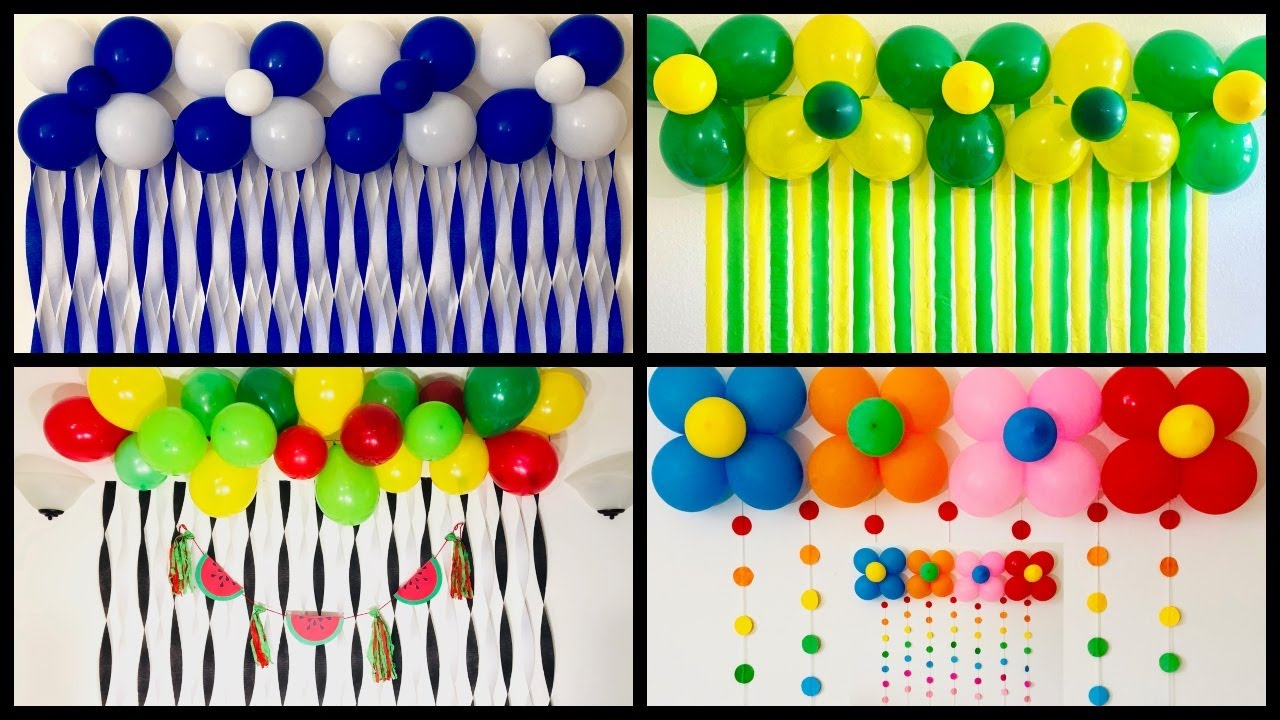 Very Easy Balloon Decoration Ideas | Balloon Decoration Ideas for any occasion at home