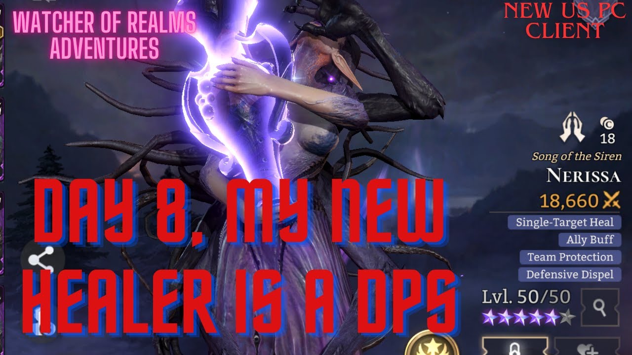 Day 8, My new healer multi-classed into dps #watcherofrealms