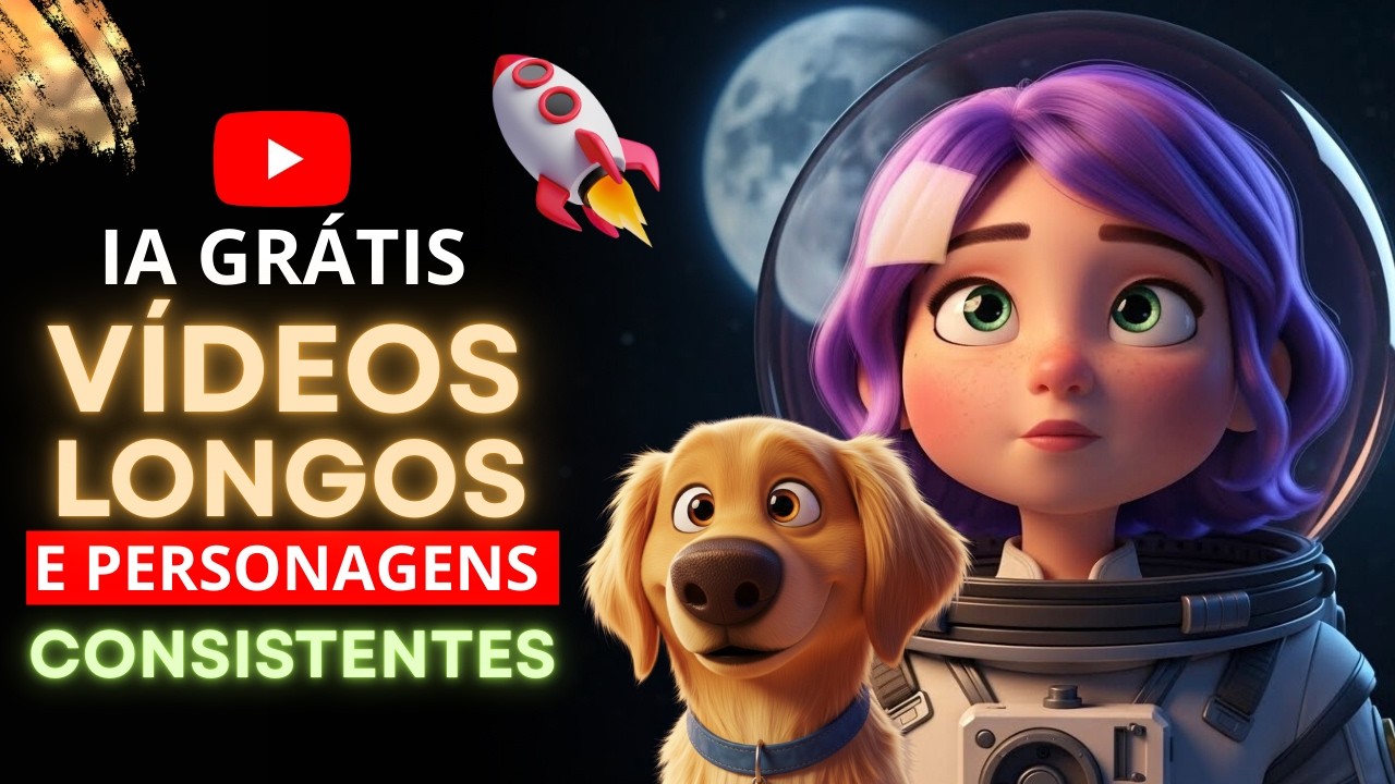 COMO CRIAR VÍDEOS LONGOS COM PERSONAGENS CONSISTENTES. [IA GRÁTIS].