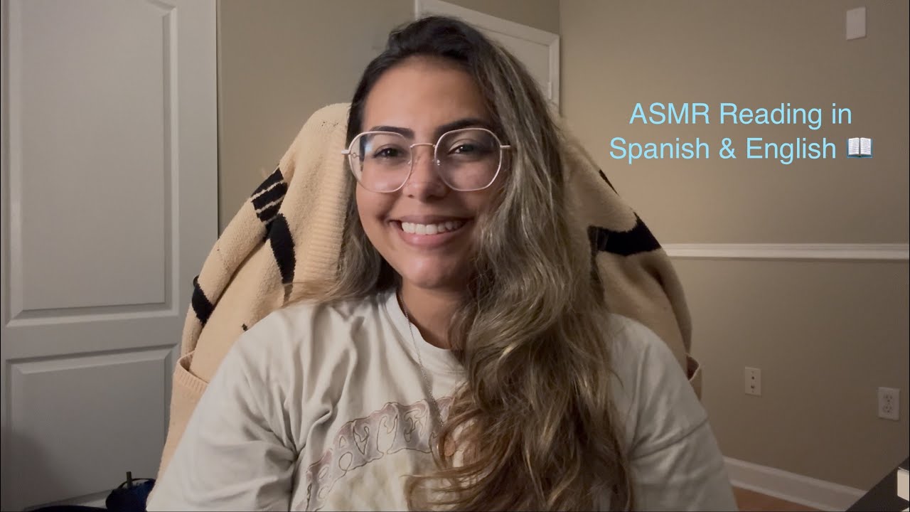 ASMR Reading Poems in Spanish & English (Using a $5 mic)