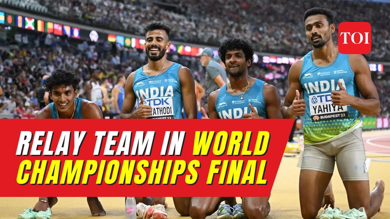 Glory awaits as Indian men's 4x400m relay team reaches World Athletics Championships 2023 final