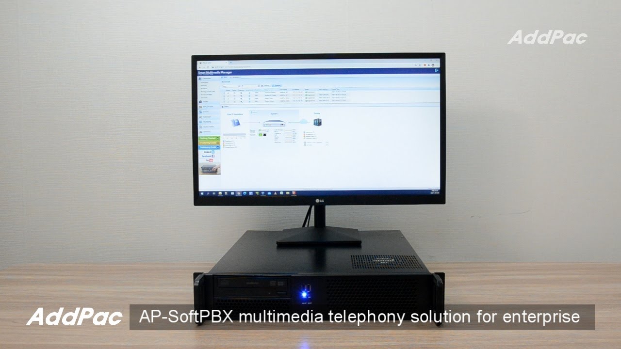 AP-SoftPBX Multimedia telephony solution for enterprise(기업용 소프트웨어 PBX 멀티미디어 텔레포니 솔루션)