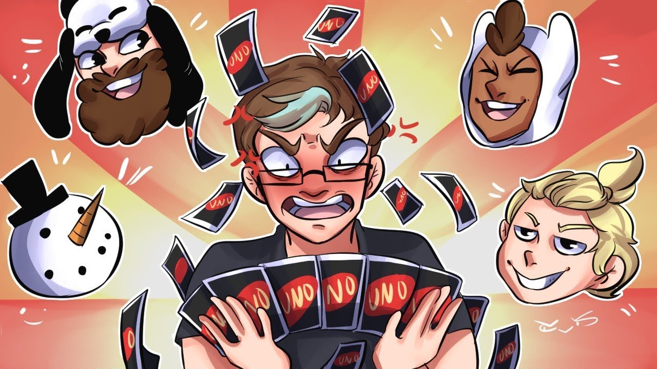 Mini's Not So Mini Hand + Panda Gets a W! - UNO FUNNY MOMENTS