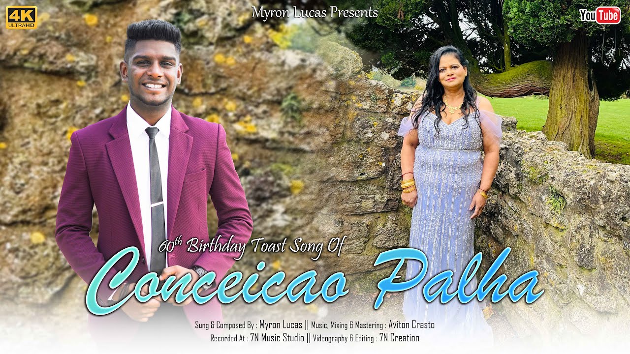 60th Birthday Toast Song Of Conceicao Palha || Myron Lucas || New Konkani Toast Song 2024
