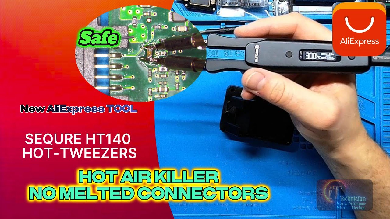 This New Tool Replaces My Hot Air Station! 🔥 SEQURE HT140 2-in-1 Hot Tweezers Review & Test