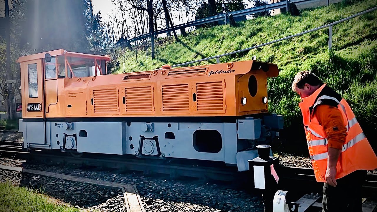 Morgens um zehn auf’m Cranzahler Hauptbahnhof – Rangier-, Dampf- und internationaler Regionalverkehr