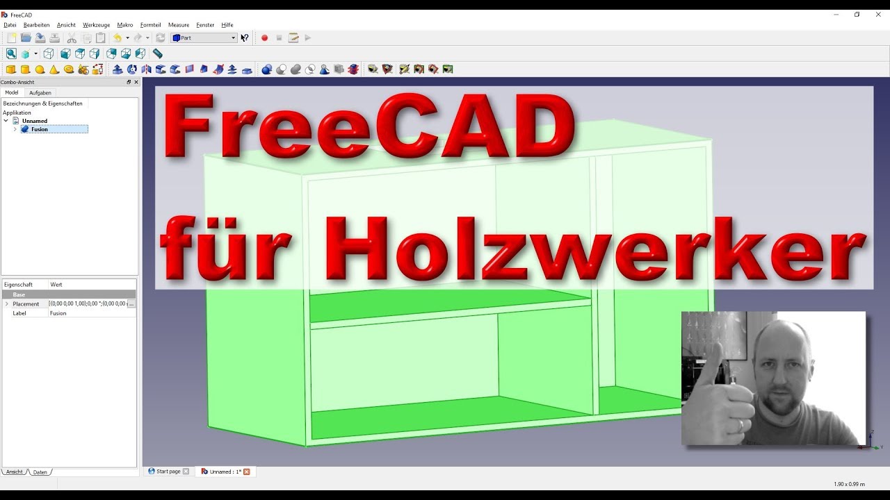 FreeCad - Kurzvorstellung für Holzwerker